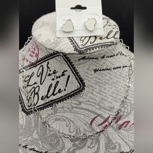 Necklace and earrings set